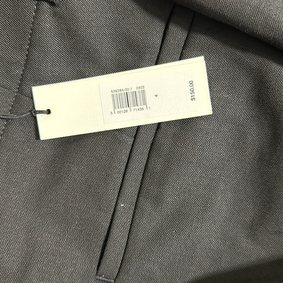 NWT! Black High-Rise Modern Straight Siena Italian Wool Pant - Multiple🤎 - Picture 9 of 16